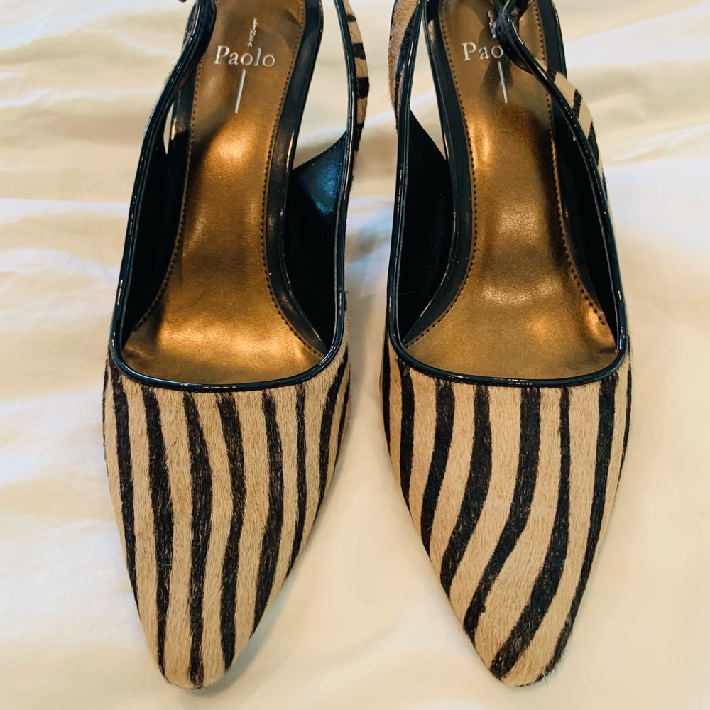 Linea Paolo wedge sling-back